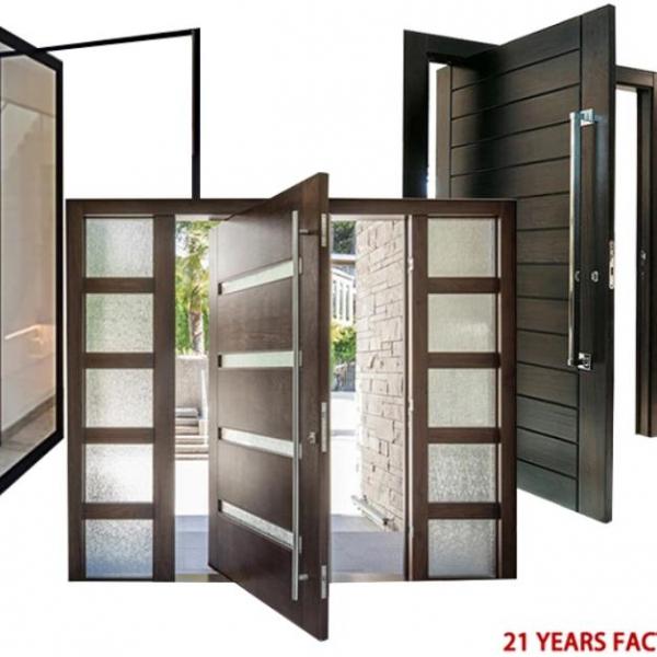 Wood Pivot Doors